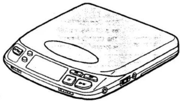 Dessin au trait d'un appareil numérique analogique avec boutons de commande et écran (sans texte ni symboles)