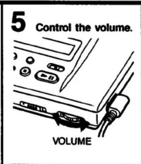 5 Réglez le volume. VOLUME