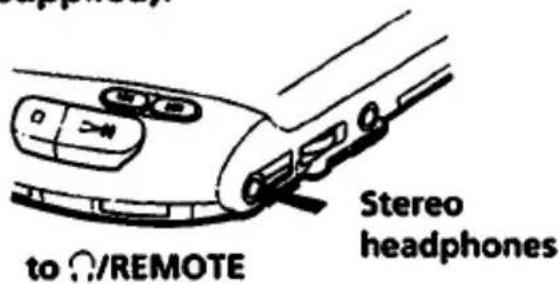 Stereo headphones to Ⓞ/REMOTE