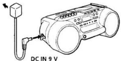 DC IN 9 V