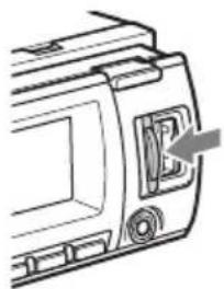 Technical line drawing of a mechanical component with a labeled arrow (no text or symbols present)