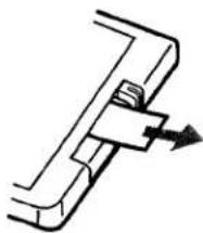 SONY CMT-EX22 - To use the remote, pull out the insulating sheet to allow power to flow from the battery. - 1