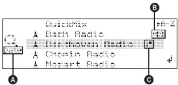 Quickmix Black Radio Black Country Radio Chospin Radio Mozart Radio A B C