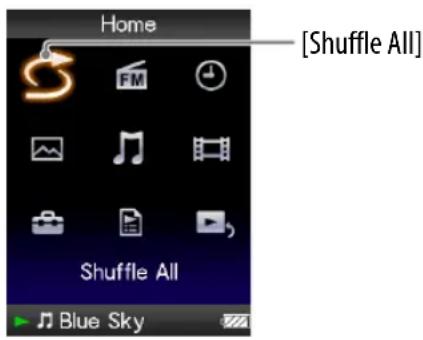 Home, [Shuffle All], Shuffle All, Blue Sky