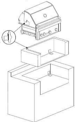 Isometric line drawing of a mechanical assembly with housing and components (no text or symbols)