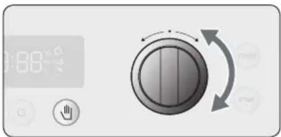 Pelgrim MAC696RVS - Selecting the microwave + grill function - 3