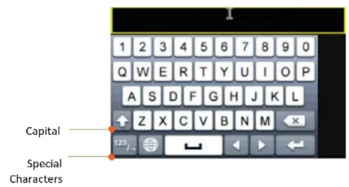 1 2 3 4 5 6 7 8 9 0 Q W E R T Y U I O P A S D F G H J K L Z X C V B N M Capital Special Characters