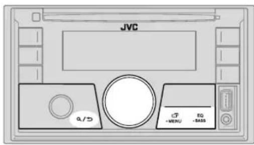 JVC a/5 MENU EQ BASS