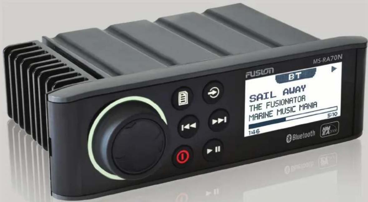 FUSION MS-RA70N BT SAIL AWAY THE FUSIONATOR MARINE MUSIC MANIA 1:46 5:10 Bluetooth