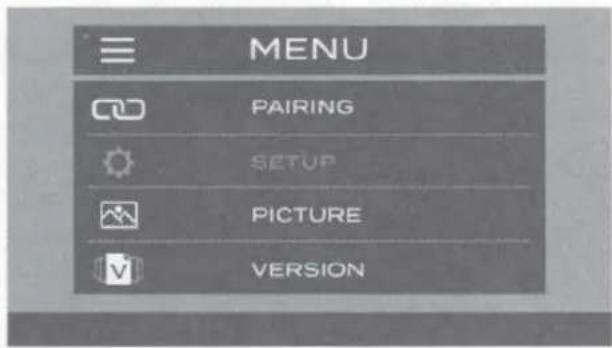 MENU PAIRING SETUP PICTURE VERSION