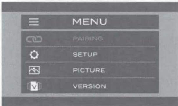 MENU PAIRING SETUP PICTURE VERSION