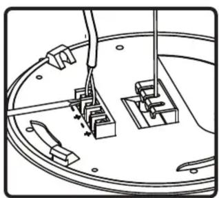 Technical line drawing of a mechanical assembly with no visible text or symbols