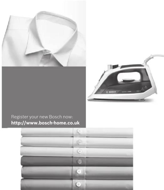 Enregistrez votre nouveau Bosch maintenant : http://www.bosch-home.co.uk