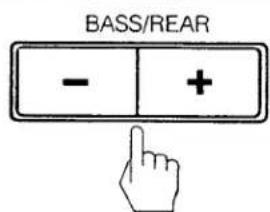 BASS/REAR - +