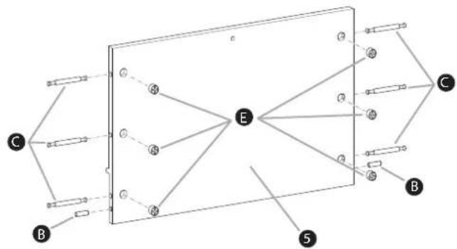 graph TD A["Component A"] -->|A| E["Component E"] B["Component B"] -->|B| E C["Component C"] -->|C| E E -->|Dashed| A E -->|Dashed| B E -->|Dashed| C E -->|Dashed| D E -->|Dashed| E E -->|Dashed| F E -->|Dashed| G E -->|Dashed| H E -->|Dashed| I E -->|Dashed| J E -->|Dashed| K E -->|Dashed| L E -->|…