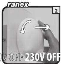 ranex 2 230V OFF 230V OFF