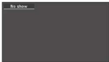 No show