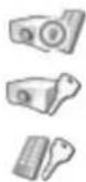 SANYO PLC-XU305A - Key lock - 1