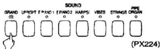 GRAND UPPRIGHT E PIANO 1 E PIANO2 HARPSI VIBES STRINGS ORIGIN PIPE (PX224)