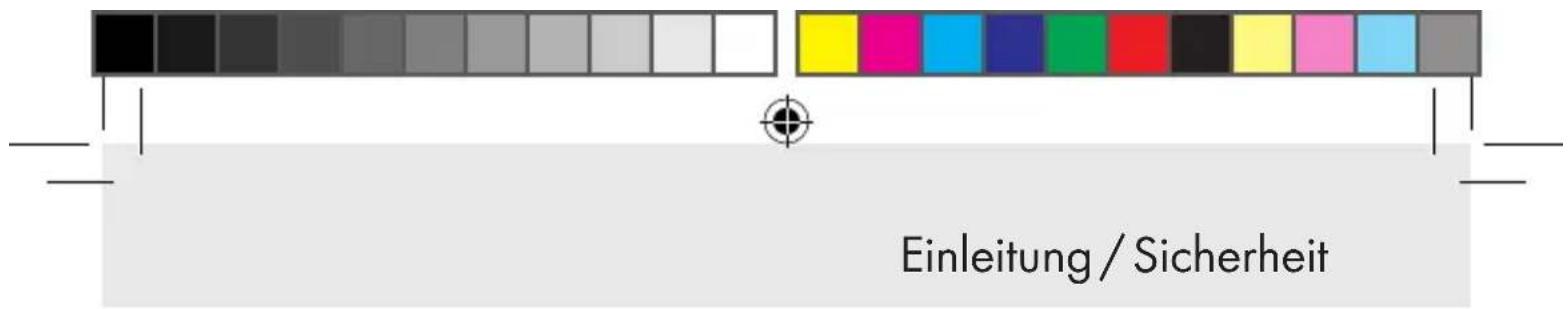 Einleitung / Sicherheit