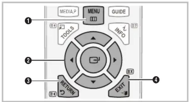MEDIA,P MENU GUIDE TOOLS INFO RETURN EXIT 3 4