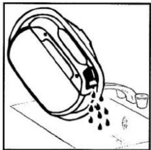 Dessin au trait simple d'un récipient versant un liquide dans un autre récipient posé sur une surface (sans texte ni symboles).