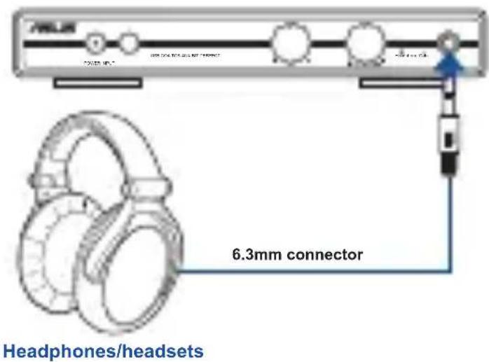 ASLS, 700mm HAC, 100mm HAC, 200mm HAC, 6.3mm connector, Headphones/headsets