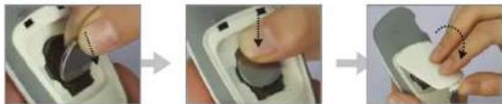 Yuwell Accusure 710 - Battery installation - 2