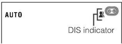 AUTO DIS indicator