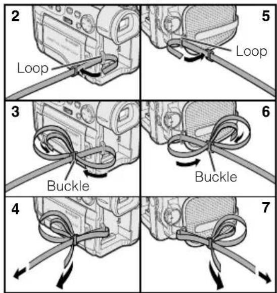 2 Loop Loop 3 Buckle 6 Buckle 4 7