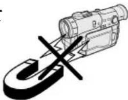 Diagram of a mechanical device with a crossed-out hammer and cross mark (no text or symbols)