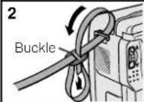 SHARP VL-SD20S - Attaching the Shoulder Strap - 3