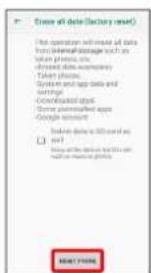 Enter all data (Factory next) Test operation will make all data from internal/external applications such as follow phone, radio, and other medical equipment. Taken photos. System and app data and storage. Advanced medical apps Some photovoltaic apps Google search Next data is 100 percent of the next…