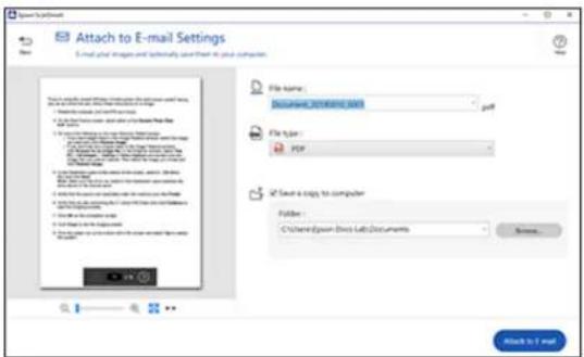 Attach to E-mail Settings E-mail your email icons and successfully read their in your computer. File name: document120000000.pdf File type: fee If save a copy to computer Follow: C:\chernigown Files\Lab\Documents Back to 1 end