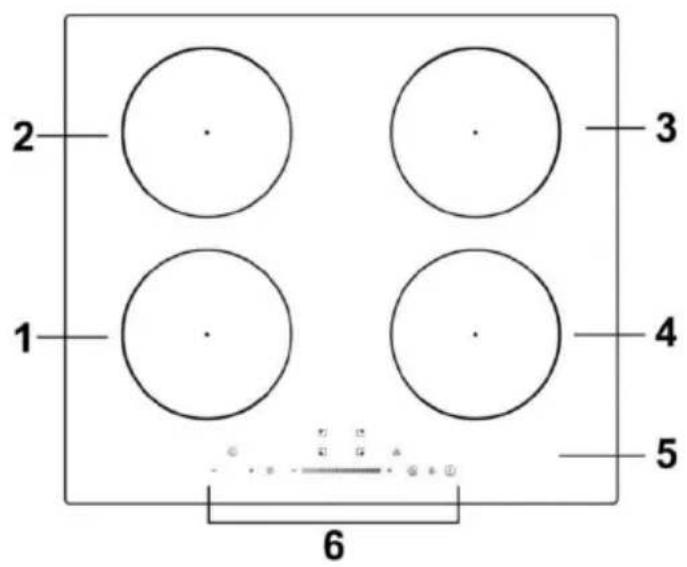 2 1 3 4 5 6