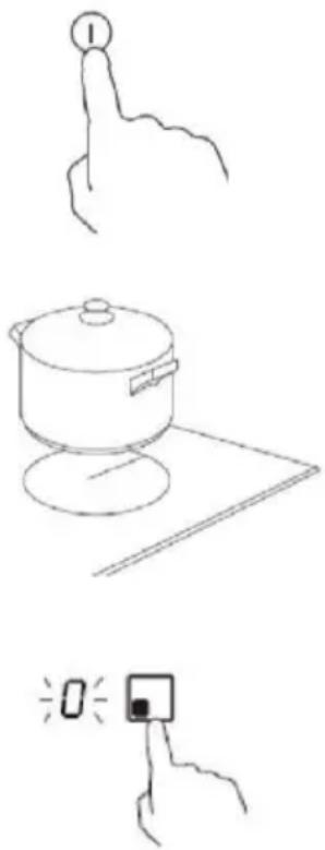 CANDY CIS642SCTT/4U - Slik starter du matlagingen - 1