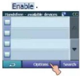 Enable Homefree - available devices Options Search