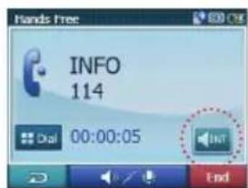 Hands Free INFO 114 00:00:05 Send Init End