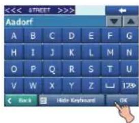 Aadorf A B C D E F G H I J K L M N O P Q R S T U V W X Y Z 129 Back Hide Keyboard OK