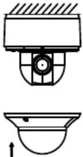 Technical diagram showing a mechanical component with top and side views, no text or symbols present.