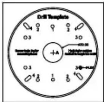 Drill Template 30 400 mm + A 30 - FLM 1 2 3 4 5 6 7 8 9 10 11 12 13 14 15 16 17 18 19 20 21 22 23 24 25 26 27 28 29 30