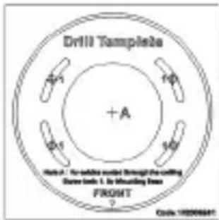 Drill Template A B C D + A FRONT Code: 10000001