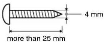 4 mm more than 25 mm