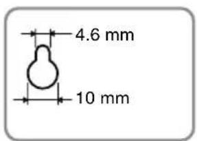 4.6 mm 10 mm