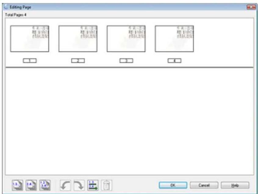 Editing Page Total Pages 4 1 2 3 4 OK Cancel Help