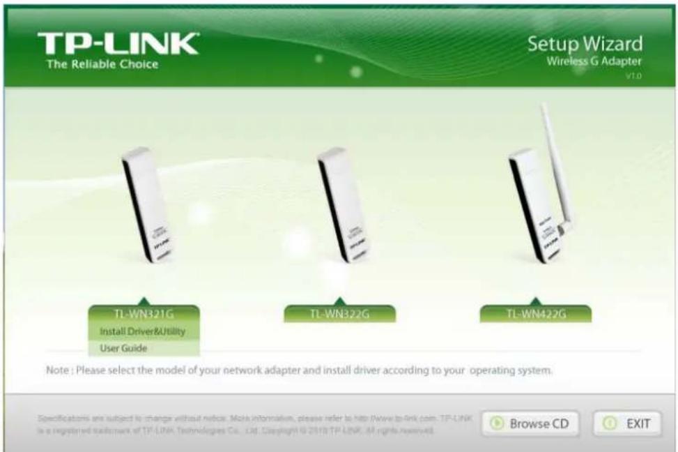 TP-LINK® The Reliable Choice Setup Wizard Wireless G Adapter V1.0 TL-WN321G Install Driver & Utility User Guide TL-WN322G Note: Please select the model of your network adapter and install the driver according to your operating system. Specifications are subject to change without notice. For more inf…