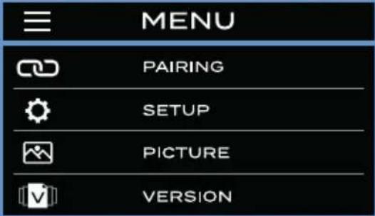 MENU PAIRING SETUP PICTURE VERSION