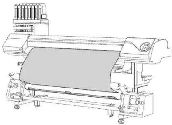 ROLAND Texart RT-640 - When using the BACKWARD setting - 1