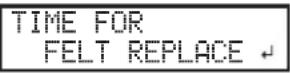 ROLAND Texart RT-640 - Replacing the Felt Wiper - 1