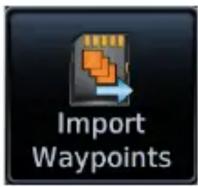 GARMIN GTN 750Xi - Import User Waypoints - 1